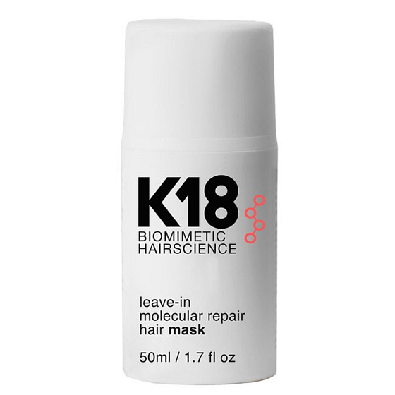 K18 Molecular Repair Hair Mask spülungsfreie Haarmaske für geschädigtes Haar wirkt in nur 4 Minuten 50 ml