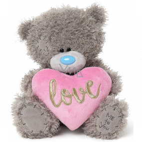 Me To You Love Bear mit rosa Herz und goldenem Schriftzug 29 cm