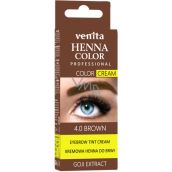 Venita Henna Color Creme Augenbrauenfarbe 4.0 Braun 30 g