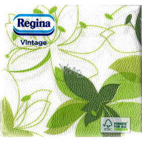 Regina Vintage Papierservietten 1lagig 33 x 33 cm 45 Stück Grün