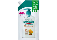Sanytol Mandelmilch & Gelée Royale Desinfizierende Pflegeseife 500 ml Nachfüllpackung