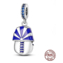 Sterling Silber 925 Ägypten Pharao Tutanchamun's Charm, Reise-Armband-Anhänger