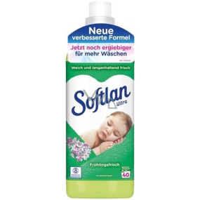 Softlan Fruhlingsfrisch Weichspüler mit dem Duft von Frühlingsblumen 40 Dosen 1 l