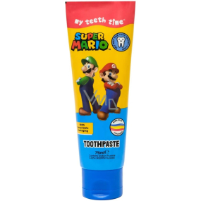 Super Mario Zahnpasta mit Kaugummigeschmack für Kinder 75 ml