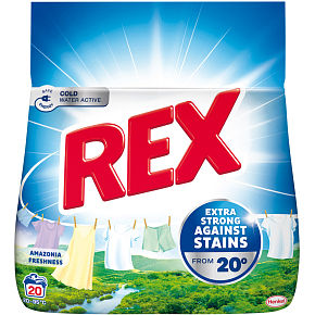 REX Waschmittel Amazonia Freshness 20 Wäschen, 1,1kg REX Waschmittel Amazonia Freshness 20 Wäschen, 1,1kg