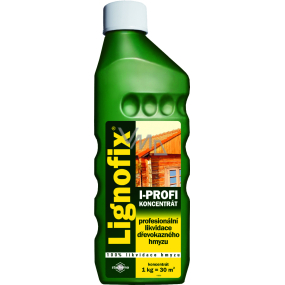 Lignofix I-profi likvidace dřevokazného hmyzu, čirý, 1 kg Lignofix I-profi likvidace dřevokazného hmyzu, čirý, 1 kg