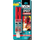 Bison Epoxy Klarer klarer Zweikomponenten-Epoxidklebstoff mit einer Verarbeitbarkeit von 5 Minuten und 24 ml