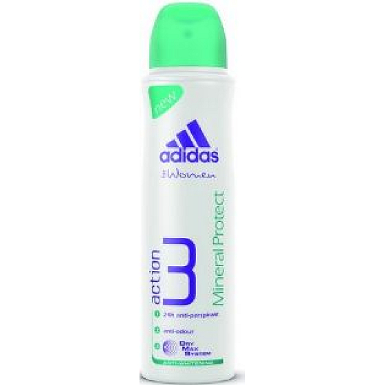 Adidas Action 3 Sensitives Antitranspirant Deodorant Spray für Frauen 150 ml