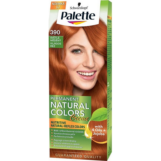 Schwarzkopf Palette Permanent Natural Colors Haarfarbe 390 Helles Kupfer