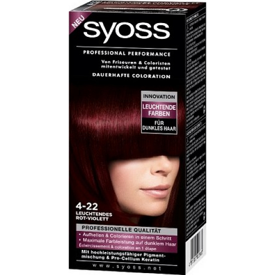 Syoss Professional Haarfarbe 4 - 22 scharlachrot