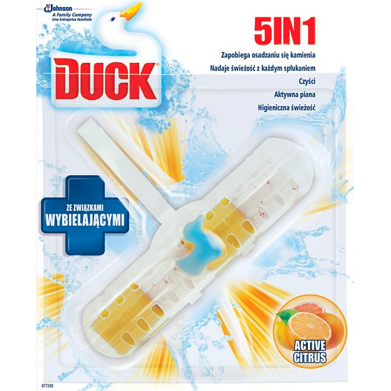 Ente 5in1 Active Citrus Toilettenreiniger mit Duft 41 g