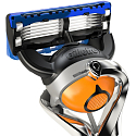 Gillette Fusion ProGlide Flexball Silver Rasierer + Ersatzkopf 2 Stück, für Männer