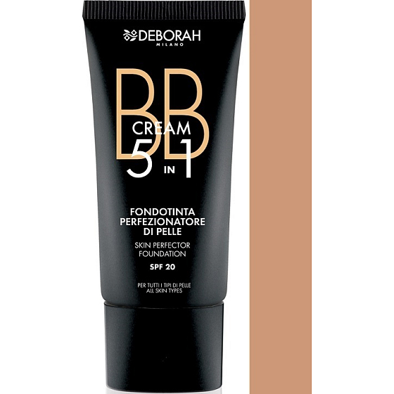 Deborah Milano BB Foundation 5 in1 BB Creme 04 Aprikose 30 ml