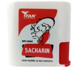 Fan Sacharin Süßstoff 500 Tabletten in 30 g Spender