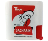 Fan Sacharin Süßstoff 500 Tabletten in 30 g Spender