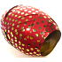 Nekupto Ball Luxury rot mit Tupfen glänzend 10 m