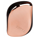 Tangle Teezer Compact Professionelle kompakte Haarbürste, Roségold Schwarz - Roségold