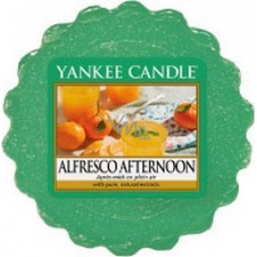 Yankee Candle Alfresco Afternoon - Nachmittags duftendes Wachs für die Aromalampe 22 g