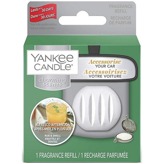 Yankee Candle Nachmittag im Freien - Nachmittag im Freien Autoduft Nachfüllung Charmante Düfte 30 g