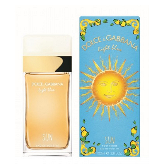 Dolce & Gabbana Hellblau Sun Eau de Toilette für Frauen 100 ml