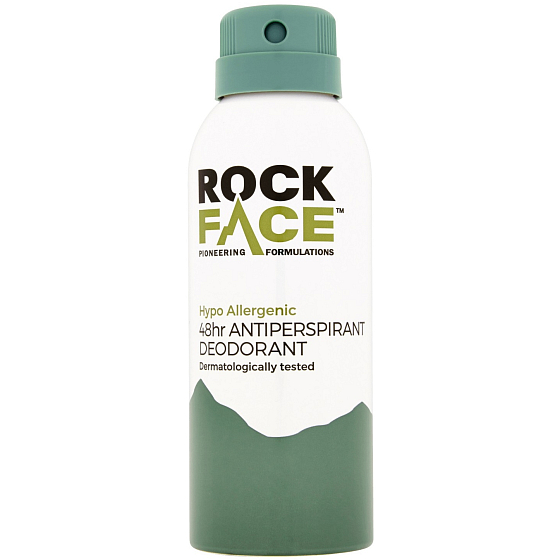 RockFace Hypo Allergenes 48h Antitranspirant Deodorant Spray für Männer mit empfindlicher Haut 150 ml