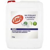 Savo Profi Fußböden und Oberflächen Zitronengras-Desinfektionsreiniger zur täglichen Reinigung von Oberflächen 5 kg