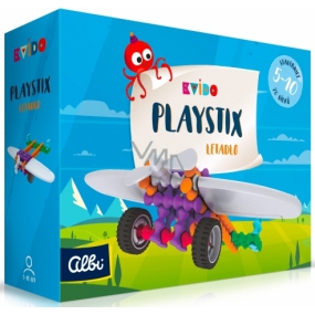 Albi Kvído Playstix Kit Mini Flugzeug 26 Stück empfohlenes Alter 5-10 Jahre
