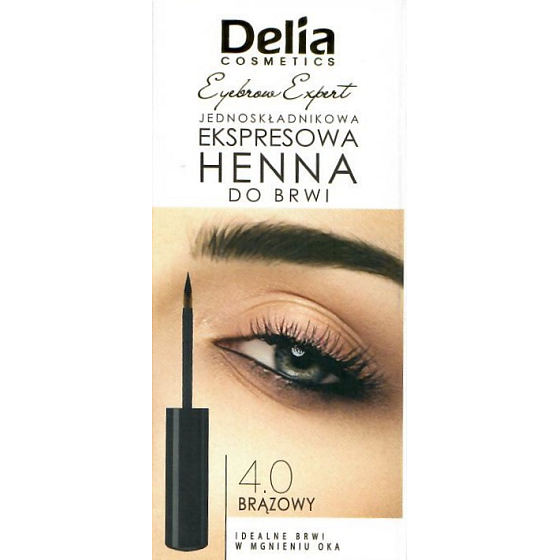 Delia Cosmetics Instant Eyebrown Tint Augenbrauenfarbe 4.0 braun 6 ml
