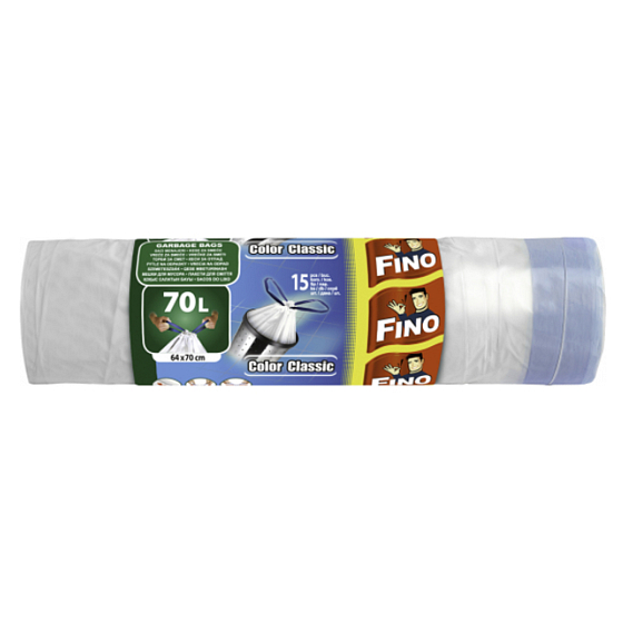 Fino Color Classic versenkbare Abfallsäcke 70 Liter 64 x 70 cm 15 Stück