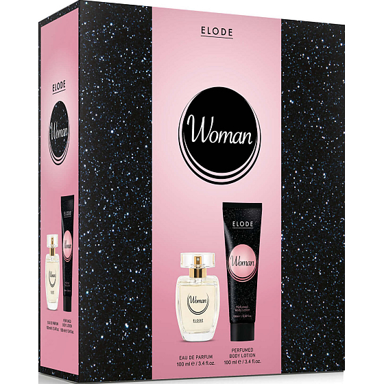 Elode Woman parfümiertes Wasser für Frauen 100 ml + Körperlotion 100 ml, Geschenkset