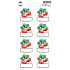 Arch Jar Aufkleber Erdbeeren Naturprodukt 8 Etiketten 17 x 9 cm