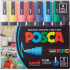 Posca Universal-Acrylmarker-Set 1,8 - 2,5 mm Mix aus Grundfarben 8 Stück PC-5M