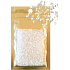 Dekorative Strasssteine aus weißem Glas 40 g