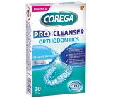 Corega Pro Cleanser Clean & Fresh Reinigungstabletten für kieferorthopädische Geräte 30 Stück