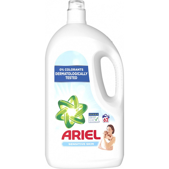 Ariel Sensitive Skin Flüssigwaschgel 62 Dosen 3,410 l