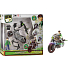 Bandai Namco Ben 10 Ultimate Alien Motorcycle mit Figur 1 Stück, empfohlen ab 4 Jahren