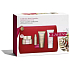 Clarins Nutri-Lumiére revitalisierende Tagescreme 50 ml + nährende Creme 10 ml + nährende Nachtcreme 15 ml + pflegende Hand- und Nagelcreme 30 ml + Kosmetiktasche, Kosmetikset für Frauen