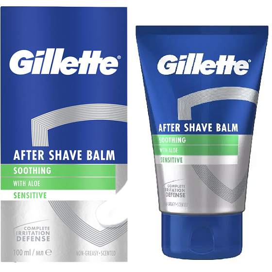 Gillette Series Sensitive After Shave Balsam mit Aloe Vera für empfindliche Haut 100 ml