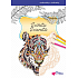 Ditipo Entspannungs-Malbuch Tiere 212 x 302 x 5 mm 25 Seiten