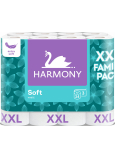 Harmony Soft Family Pack 3-lagiges Toilettenpapier, 24 Rollen, 15,7 m Rolle