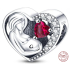 Charme Sterling Silber 925 Schwangerschaft Perle auf Armband Familie