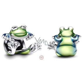 Charme Sterling Silber 925 Kletterfrosch, Perle am Armband Tier Charme Sterling Silber 925 Kletterfrosch, Perle am Armband Tier