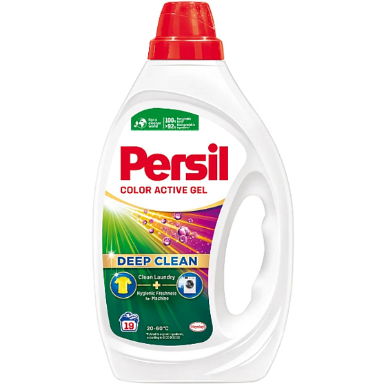 Persil Deep Clean Color Active Flüssigwaschgel für Buntwäsche 19 Dosen 860 ml