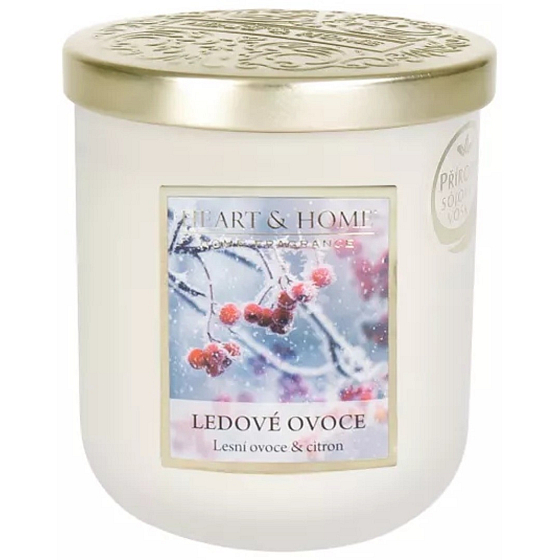 Heart & Home Ledové ovoce sojová vonná svíčka střední hoří až 30 hodin 110 g