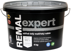 REMAL Expert strahlend weiße Innenfarbe für Wände, 4 kg