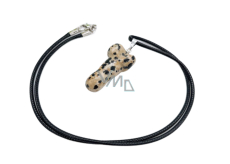 Jaspis Dalmatin Penis amulet pro plodnost, přívěsek přírodní kámen ručně broušený 3 cm, kámen pozitivní energie