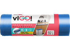 viGO Müllsäcke, 9 µ, 58 × 67 cm, 60 l, 28 Stück