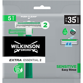 Wilkinson Sword Extra 2 Beauty Einwegrasierer Sensitive, 5 Stück