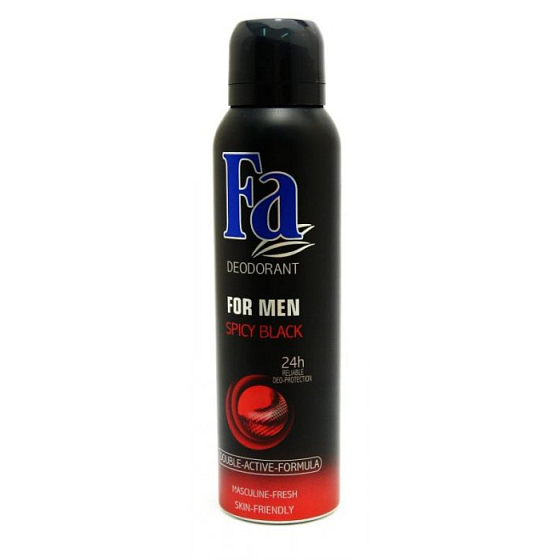 Fa Men Spicy Schwarzes Deo-Spray für Männer 150 ml