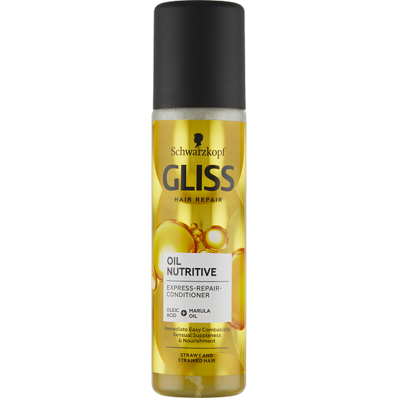 Gliss regenerierende Expressspülung Oil Nutritive für grobes und beanspruchtes Haar, 200 ml